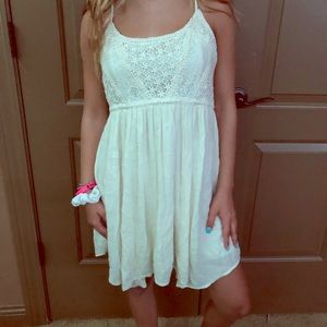 American eagle white dress